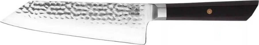 KOTAI Kitchen Kotai Bunka Santoku met bamboe Saya en bamboedoos 170 mm lemmet Koksmes Japanse Messen