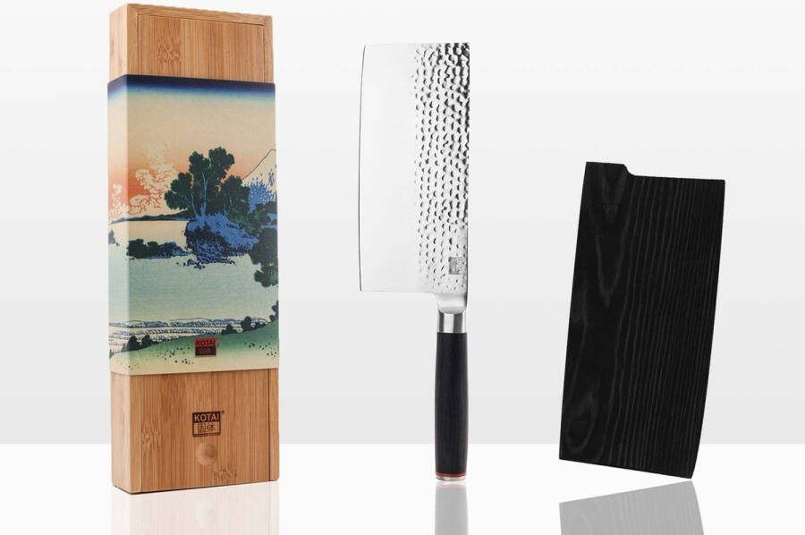 KOTAI Kitchen Professioneel chinees hakmes Kotai Cleaver 19 cm japans mes