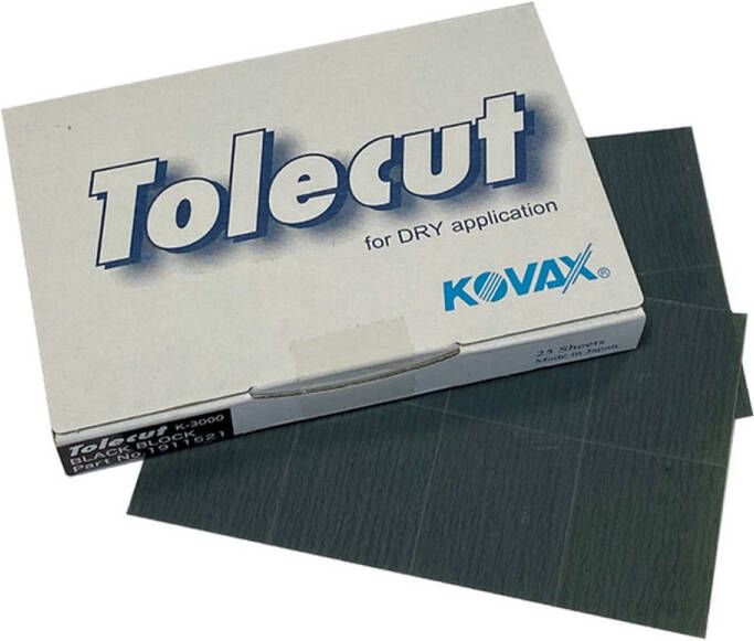 Kovax I tolecut I Black I K3000 I 1 8 Block I Schuurpapier