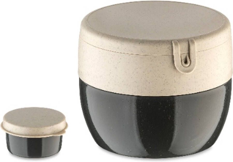 Koziol Bento Box Medium Natuur As Grijs Organic Bio-Circular BentoBox M