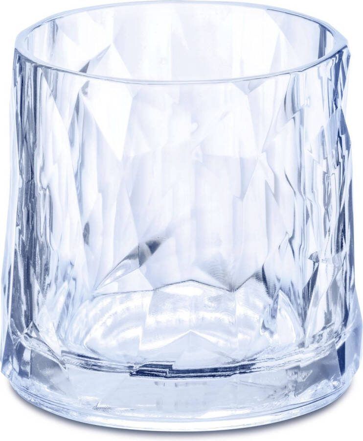 Koziol Superglas Club No. 02 Waterglas 250 ml Set van 6 Stuks Kunststof Transparant blauw