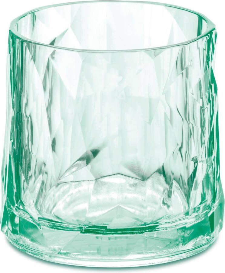 Koziol Superglas Club No. 02 Waterglas 250 ml Set van 6 Stuks Kunststof Groen