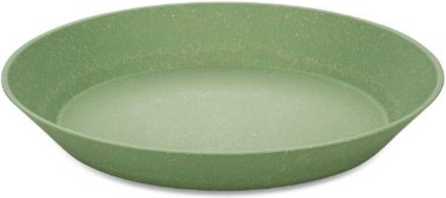 Koziol Diep Bord 24 cm Set van 4 Organic Blad Groen | Connect Plate