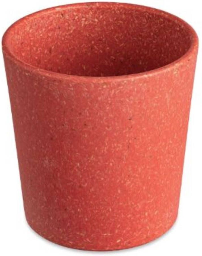 Koziol Bio-Circulair Connect Beker 190 ml Set van 4 Stuks Gerecycled Zonnebloemolie Roze