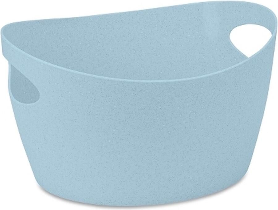 Koziol Wasmand Opbergmand 1.5 L Organic Recycled Natuur Bloemen Blauw Bottichelli S