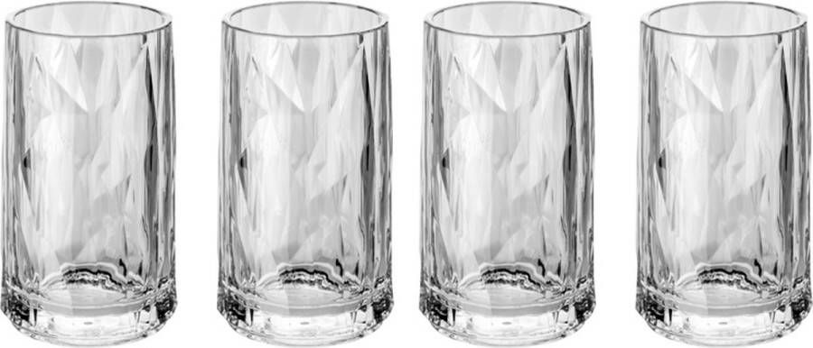 Koziol Superglas Club No. 07 Shotglas 40 ml Set van 4 Stuks Kunststof Transparant