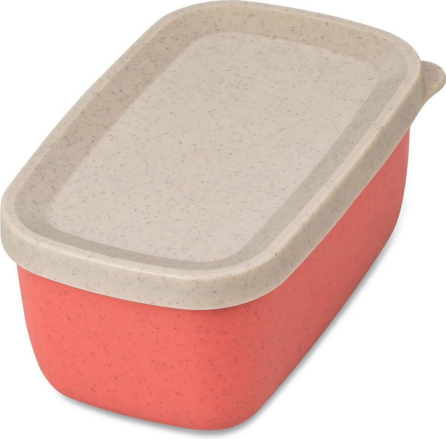 Koziol Lunchbox Klein Lekvrij Organic Natuur Koraal | Candy S