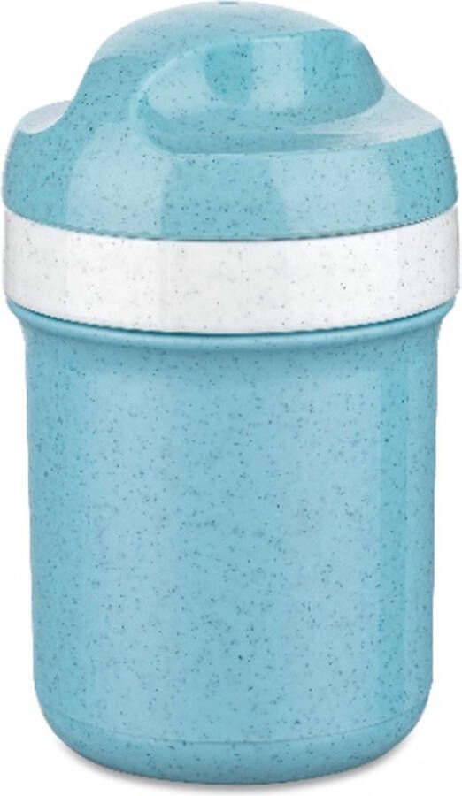 Koziol Mini Waterfles 0.2 L Organic Frostie Blauw Oase