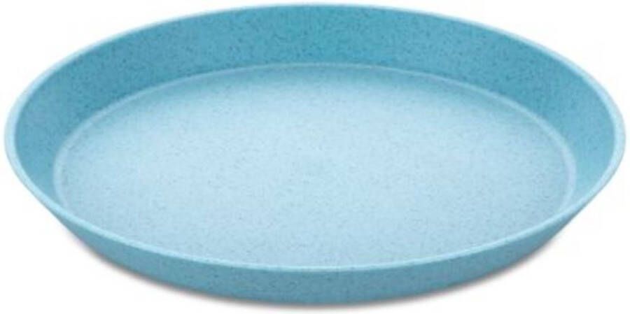 Koziol Rond bord 20.5 cm Organic Frostie Blauw | Connect Plate