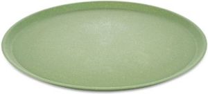 Koziol Rond bord 25.5 cm Set van 4 Organic Blad Groen | Connect Plate