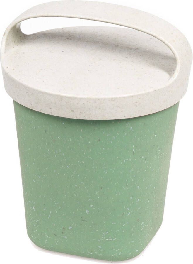 Koziol Bio-Circulair Buddy Snackbox met Deksel 500 ml Gerecycled Zonnebloemolie Groen