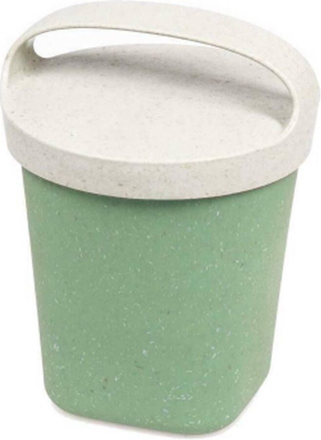 Koziol Bio-Circulair Buddy Snackbox met Deksel 700 ml Gerecycled Zonnebloemolie Groen