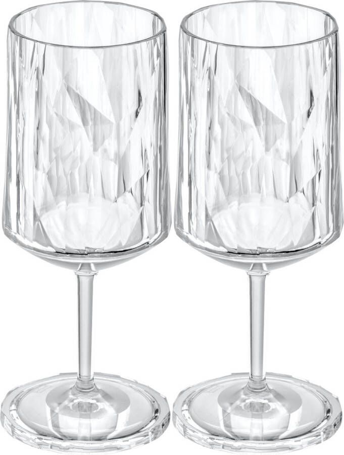 Koziol Superglas Club No. 04 Cocktailglas 300 ml Set van 6 Stuks Kunststof Roze