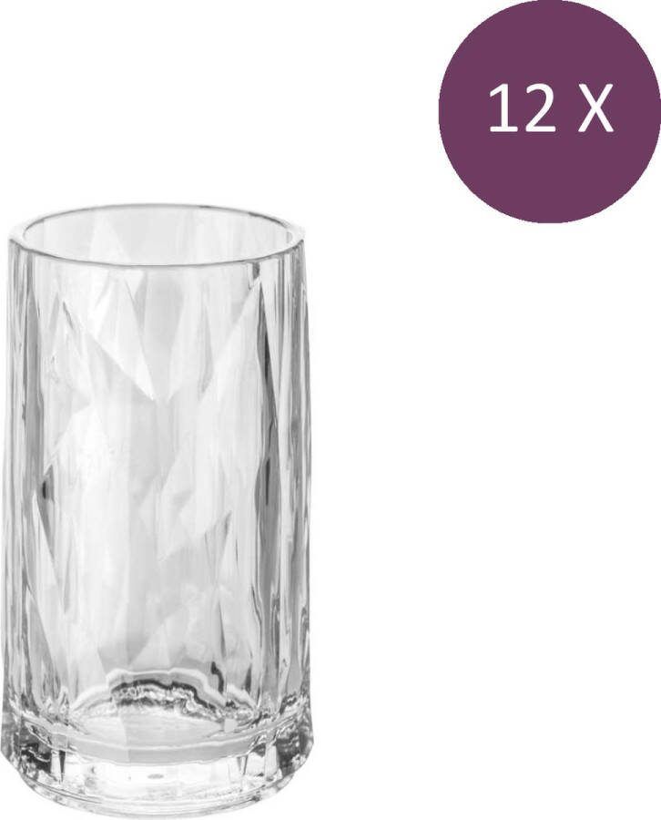 Koziol Superglas Club No. 07 Shot Glas 40 ml Set van 12 Stuks Kunststof Transparant