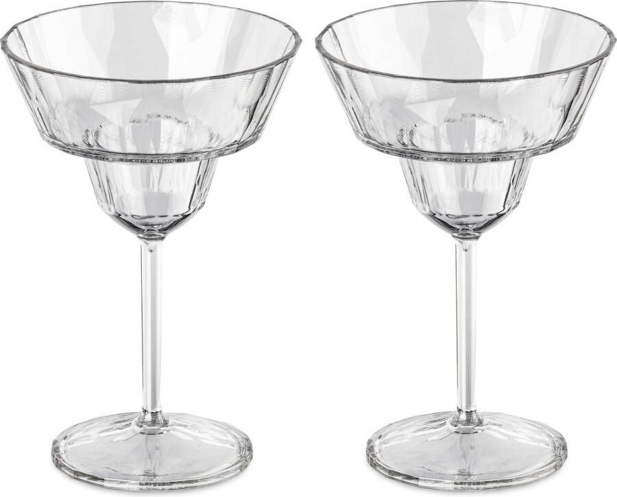 Koziol Superglas Club No. 16 Glas 400 ml Set van 2 Stuks Kunststof Transparant