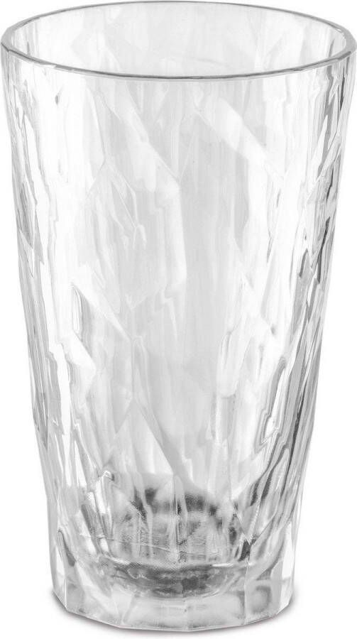 Koziol Superglas Club No. 06 Glas 300 ml Set van 6 Stuks Kunststof Blauw