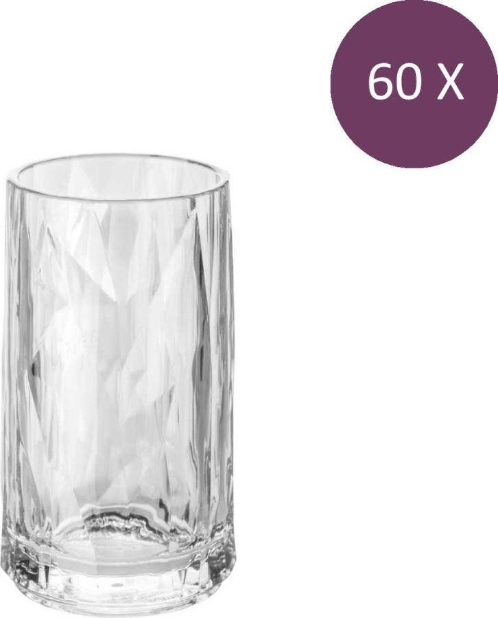 Koziol Superglas Club No. 07 Shotglas 40 ml Set van 60 Stuks Kunststof Transparant
