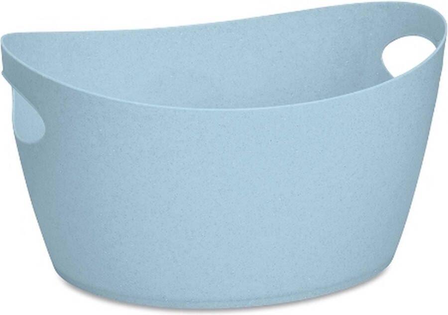 Koziol Wasmand Opbergmand 4.5 L Organic Recycled Natuur Bloemen Blauw Bottichelli M