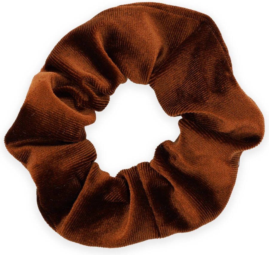 Kraagjeskopen.nl Lajetti Scrunchie Velvet Camel Haarelastiek Haaraccessoire 1 stuk