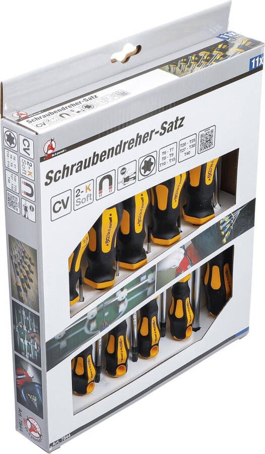 BGS Do it yourself Bgs Schroevendraaier Set T-star (voor Torx) T6 T40 | 11-delig (7844)