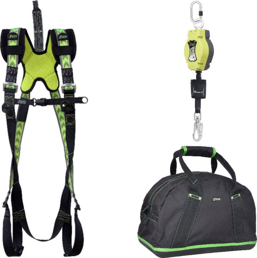 Kratos Safety Kratos Complete set valbeveiliging standaard Zonnepanelen Maat L-XXL