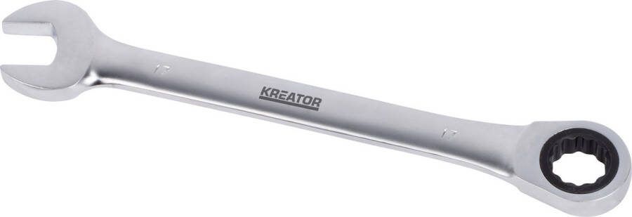 Kreator Hand tools KRT501310 Open ring- ratelsleutel 17 222mm