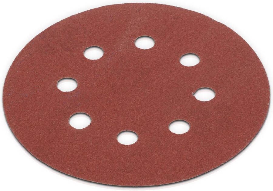 Kreator KRT230508 Schuurpapier rond – Ø125 mm – korrel K180 – 5 stuks