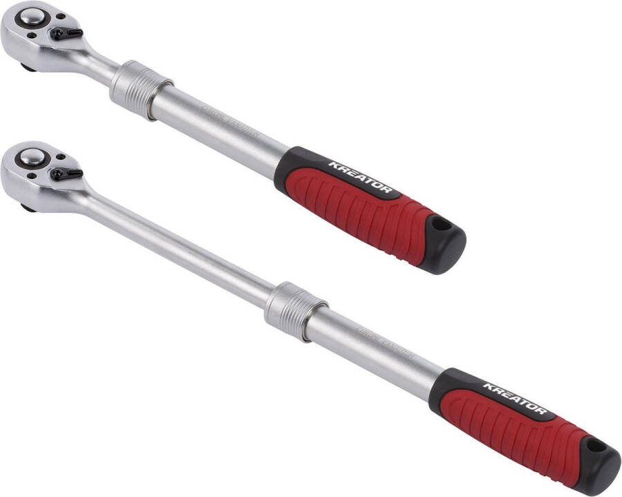 Kreator KRT503007 Ratelsleutel 1 2 Uitschuifbaar 72T