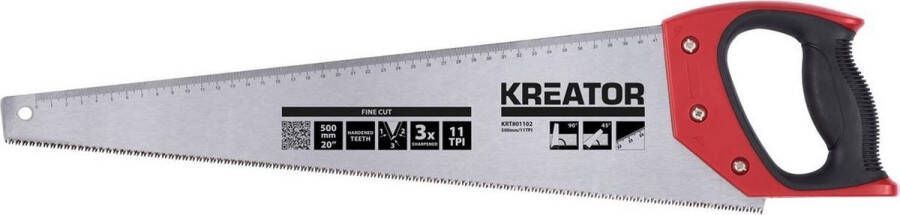 Kreator KRT801102 Handzaag 500mm TPI 12