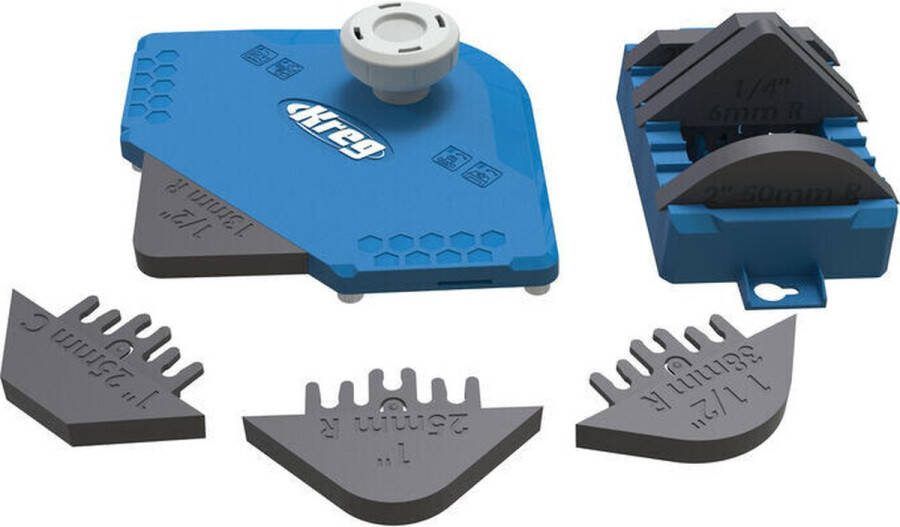 Kreg_tools Kreg Corner Routing Guide Set PRS1000 Large Baseplate Voor Trim Routers en Router Tafels
