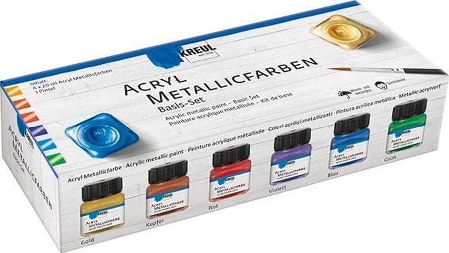 Kreul 77600 hobbyverf Acrylverf 20 ml 6 stuk(s)