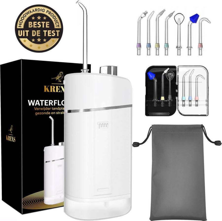 Krexs Waterflosser Flosapparaten Monddouche – Tandsteen Verwijderaar Tandverzorging