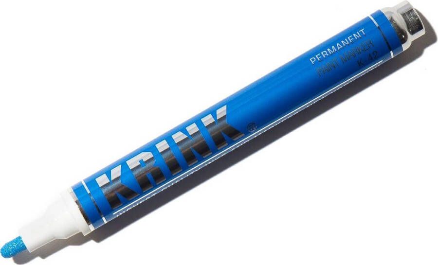 KRINK K-42 Lichtblauwe 3mm Verfstift 10ml permanente alcoholbasis Inkt in metalen body