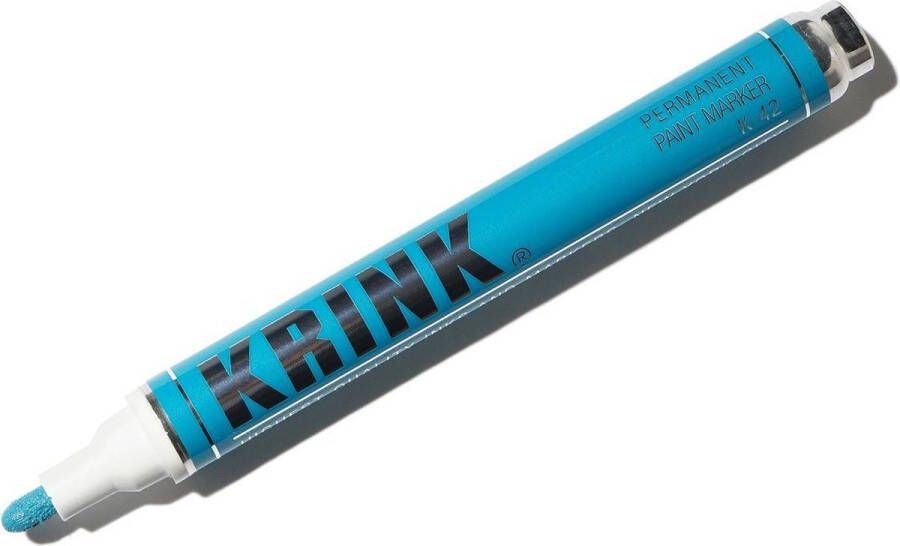 KRINK K-42 Turquoise 3mm Verfstift 10ml permanente alcoholbasis Inkt in metalen body