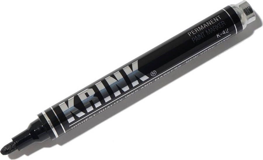 KRINK K-42 Zwarte 3mm Verfstift 10ml permanente alcoholbasis Inkt in metalen body