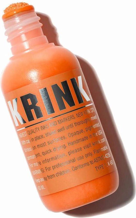 KRINK Oranje inkt stift K-60 Squeeze Paint Marker