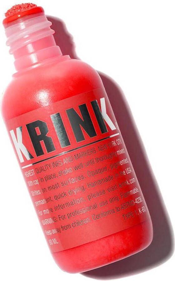 KRINK Rode inkt stift K-60 Squeeze Paint Marker