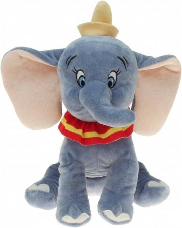 Kruger Pluche Disney Dombo knuffel 30 cm Speelgoed Pluche knuffels Dierenknuffels Knuffelbeesten Cartoon knuffels Walt Disney