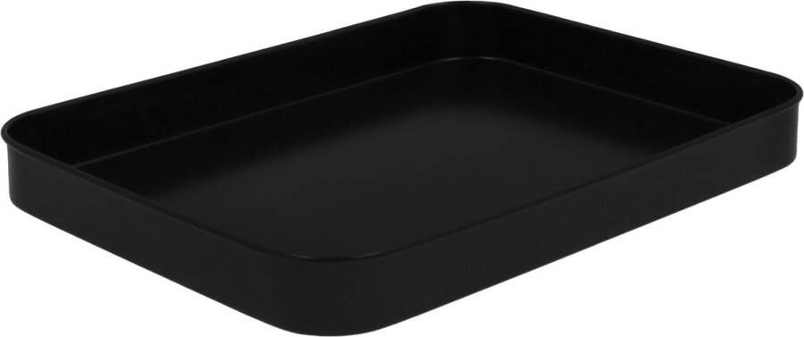 Krumble Braadslede Ovenschaal Bakplaat Braadpan Rechthoekig Metaal Bak Antraciet 19 x 24 5 x 2.5 cm (lxbxh)