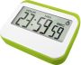 Krumble Digitale Kookwekker Met digitale klok en alarm Perfect voor in de keuken met magneet en rubberen stootrand Wit met groen - Thumbnail 1