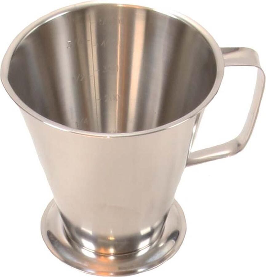 Krumble Premis RVS Maatbeker met schenktuit 500 ml Maatkan Measuring cup
