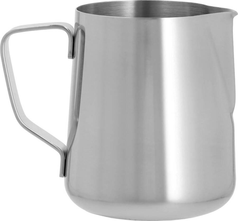Krumble Melkkannetje RVS Zilver Melkopschuimkannen Melkkan Melkpannetje Melk opschuimen Transparant 300 ml 6 x 11 x 9 5 cm