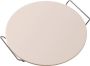 Krumble Pizzasteen BBQ & Oven | Pizzaplaat voor de lekkerste bereiding van een pizza op jouw barbecue of in de oven | Pizza Stone Rond | Medium (33 cm) - Thumbnail 1