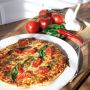 Krumble Pizzasteen BBQ & Oven | Pizzaplaat voor de lekkerste bereiding van een pizza op jouw barbecue of in de oven | Pizza Stone Rond | Medium (33 cm) - Thumbnail 2