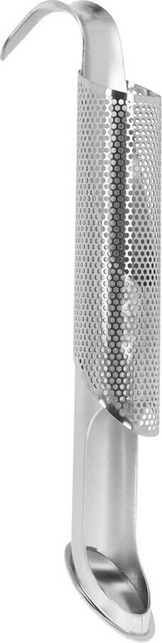 Krumble Theezeef Hangend Pijp Theezeefje Thee ei Tea infuser Kruidenfilter Voor losse thee RVS Zilver 4 x 2 x 15 cm