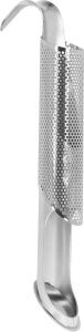 Krumble Theezeef Hangend Pijp Theezeefje Thee ei Tea infuser Kruidenfilter Voor losse thee RVS Zilver 4 x 2 x 15 cm