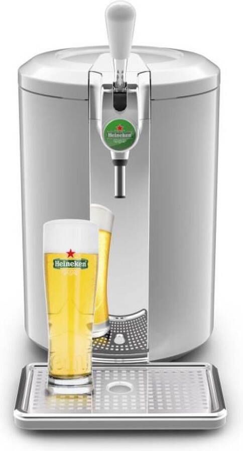 Krups Beertender VB452E10 Compacte tapautomaat geschikt voor 5L fust Perfecte temperatuur Vers en sprankelend bier