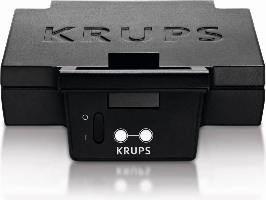 Krups FDK452 Tosti apparaat Zwart
