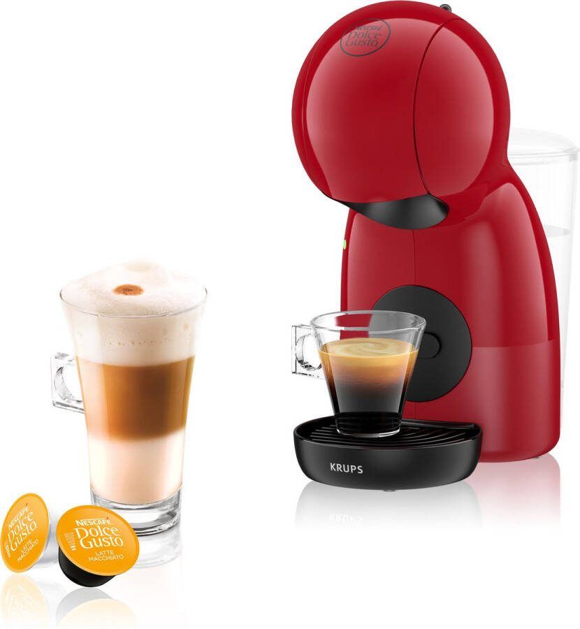 Krups Nescafé Dolce Gusto Piccolo XS Rood Zwart Koffiecupmachine KP1A3510