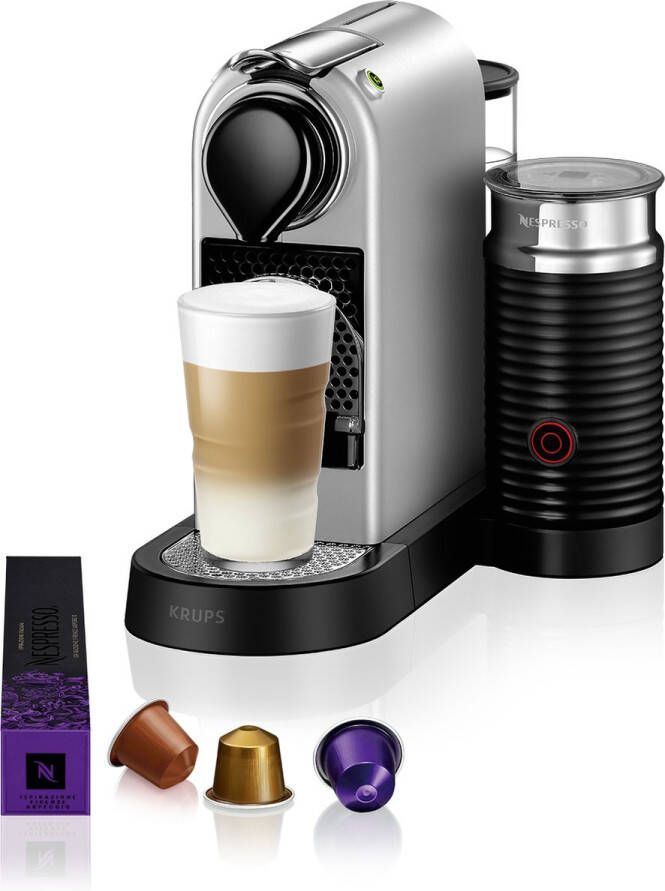 Krups Nespresso Citiz & Milk XN761B10 Koffiecupmachine Zilver